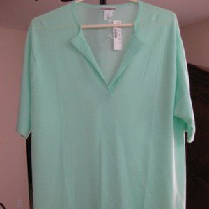 J CREW FEATHERWEIGHT CASHMERE TUNIC #75635 M NWT